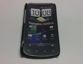 Твърд предпазен гръб MOSHI за HTC Sensation G14 черен